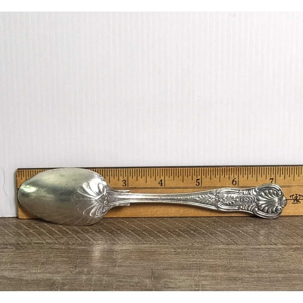 USN US‎ NAVY Kings Pattern Soup Spoon 7 1/4